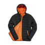 Soft Padded Jacket - Black/Orange - 3XL