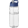 H2O Active® Base Tritan™ 650 ml sportfles met fliptuitdeksel - Transparant/Blauw