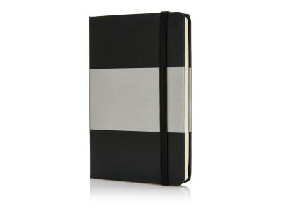 Deluxe hardcover A6 notitieboek, zwart Deluxe hardcover A6 notitieboek, zwart
