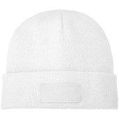 Boreas beanie met patch - Wit