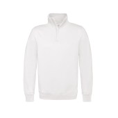 B&C ID.004 Cotton Rich Zipsweater White 3XL