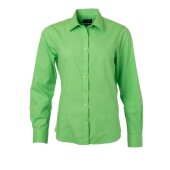 Ladies' Shirt Longsleeve Poplin - lime-green - XS