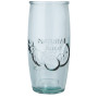 Verano cocktailbeker van gerecycled glas met pers - Transparant