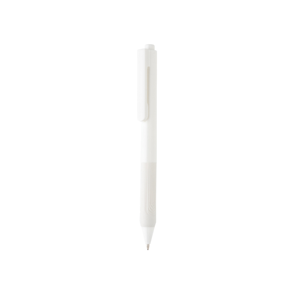 X9 pen met siliconen grip, wit