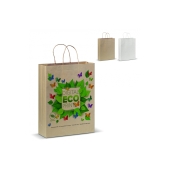Kraft paper bag 100g/m² 32x12x41cm - Brown