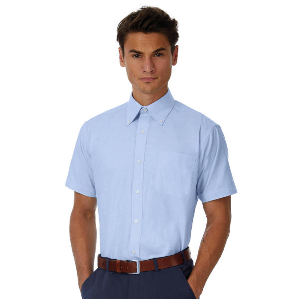 Oxford SSL/men Shirt - Oxford Blue