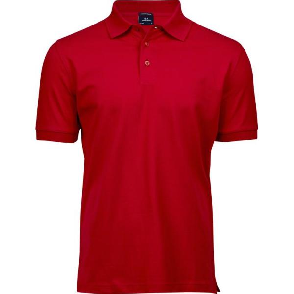 Luxury Stretch Polo - Red