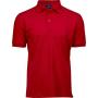 Luxury Stretch Polo - Red - L
