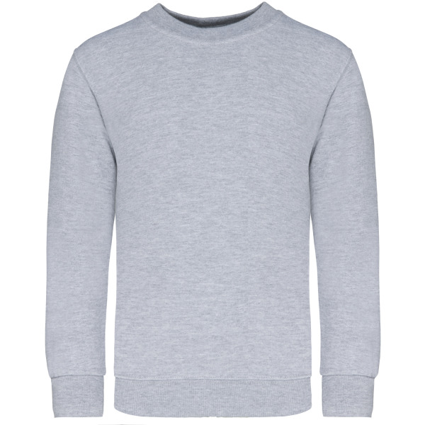 Kindersweater ronde hals Oxford Grey 4/6 ans