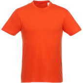 Heros heren t-shirt met korte mouwen - Oranje - XL