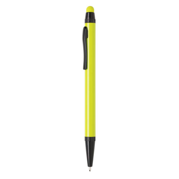 Aluminium slim stylus pen, lime