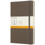 Moleskine Classic L hardcover notitieboek - gelinieerd - Aarde bruin