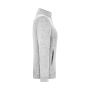 Ladies' Knitted Workwear Fleece Jacket - SOLID - - white-melange/carbon - M