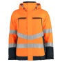 6441 Padded Functional Jacket HV Orange/Black 3XL