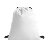 drawstring bag CARE white