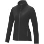 Zelus women's fleece jacket - Solid black - XXL