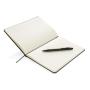 A5 hardcover notitieboek met touchscreen pen, zwart