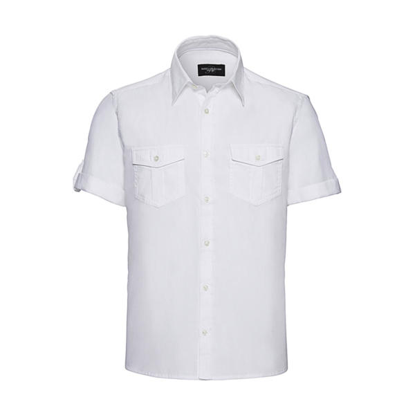 Men’s Roll Sleeve Shirt - White
