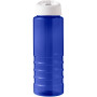 H2O Active® Eco Treble 750 ml spout lid sport bottle - Blue/White
