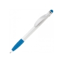 Balpen Cosmo stylus hardcolour - Wit / Licht Blauw