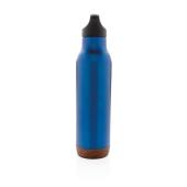 Lekvrije isoleer fles met kurk, blauw