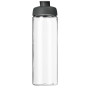 H2O Active® Vibe 850 ml sportfles met kanteldeksel - Transparant/Grijs