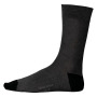 Halflange, geklede sokken van gemerceriseerd katoen - 'Origine France Garantie' Dark Grey Heather / Black 35/38 EU