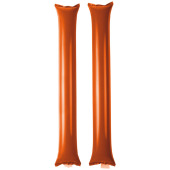 Cheer 2 delige opblaasbare cheering sticks - Oranje