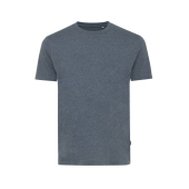 Iqoniq Manuel gerecycled katoen t-shirt ongeverfd, heather navy (L)