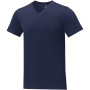 Somoto Heren T-shirt met V-hals en korte mouwen - Navy - 2XL