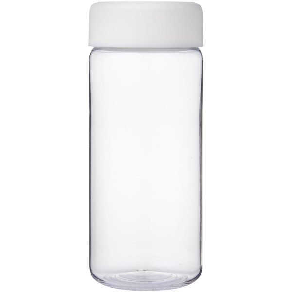 H2O Active® Octave Tritan™ 600 ml screw cap water bottle - Transparent clear/White