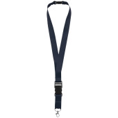 Yogi nyckelband med avtagbart spänne - Marinblå