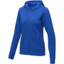 Theron dames hoodie met ritssluitng - Blauw - S