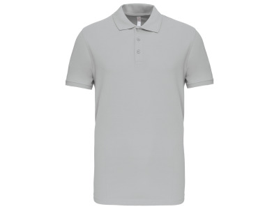 Men's short sleeve piqué polo shirt