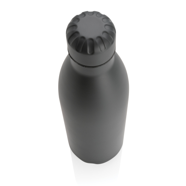Unikleur vacuum roestvrijstalen fles 750ml, grijs