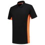 Poloshirt Bicolor 202004 Black-Orange 7XL