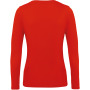 Ladies' organic Inspire long-sleeve T-shirt Fire Red S