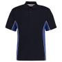 Track Poly/Cotton Piqué Polo Shirt, Navy/Royal Blue, 3XL, Kustom Kit