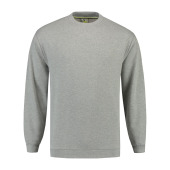 L&S Sweater Set-in Crewneck grey heather XXXL
