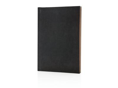Deluxe stoffen 2-in-1 A5 notitieboek, paars Deluxe stoffen 2-in-1 A5 notitieboek, paars
