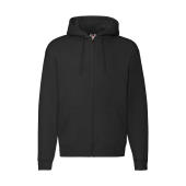 Premium Hooded Zip Sweat - Black - 4XL