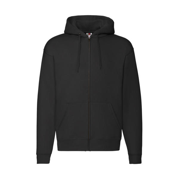 Premium Hooded Zip Sweat - Black
