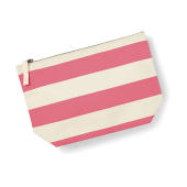 Nautical Accessory Bag - Natural/Pink - One Size