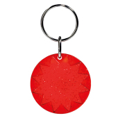 transparant rood glitter