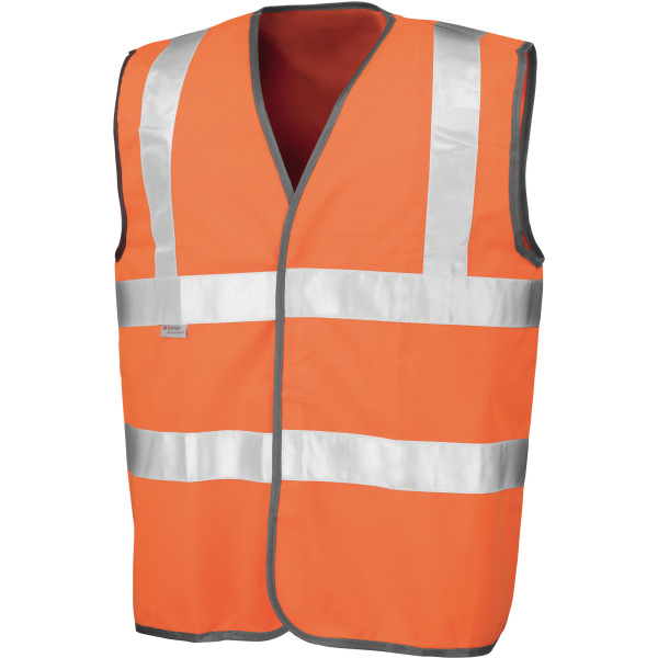 Safety Hi-viz Vest Fluorescent Orange XXL