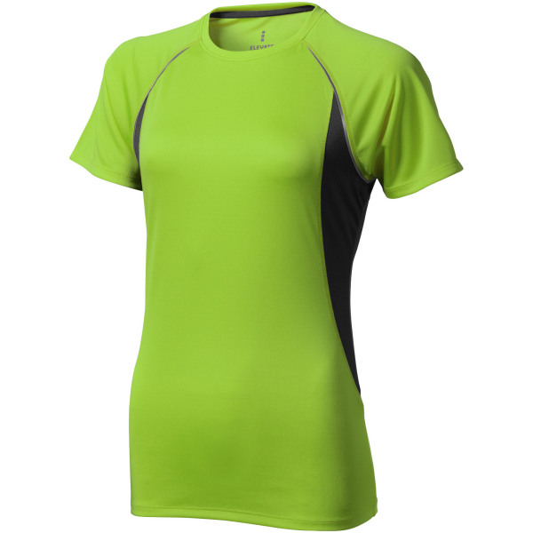 Quebec short sleeve women's cool fit t-shirt - Apple green/Anthracite - XS
