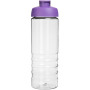 H2O Active® Treble 750 ml sportfles met kanteldeksel - Transparant/Paars