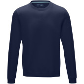 Jasper GOTS økologisk sweater med rund hals til mænd fremstillet af genanvendt materiale - Marineblå - 3XL