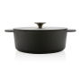 Ukiyo cast iron pan medium, black
