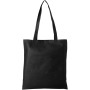Zeus large non-woven convention tote bag 6L - Solid black